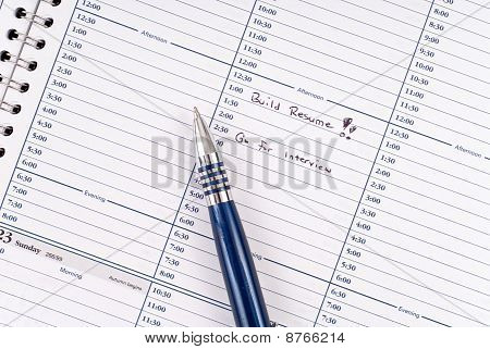 Nota aan zelf te bouwen CV voor werk