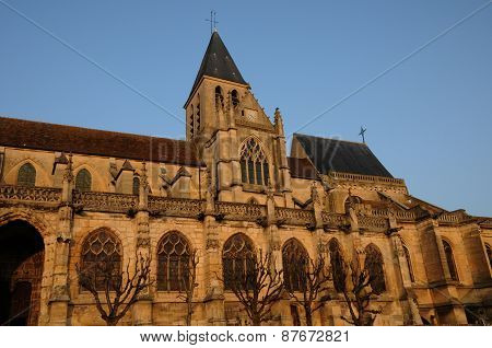 France, The Church Saint Martin Of Triel