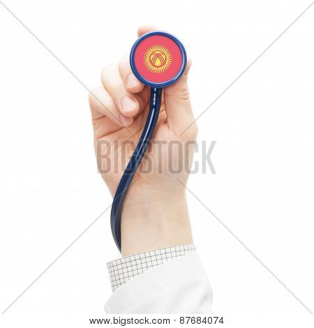 Stethoscope With National Flag Series - Kyrgyzstan