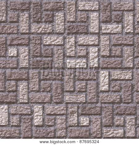 Brick Pavement Generated Teture