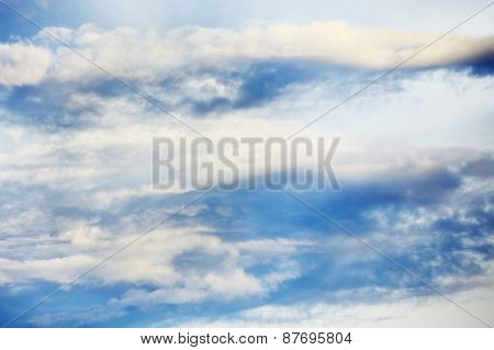 Cloudscape With Stratocumulus Clouds