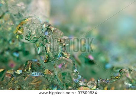 Crystals Agate Sio2 Silicon Dioxide. Macro