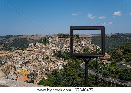 Ragusa Ibla Cityscape. Sicily, Italy.