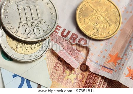 Torn Euro Note
