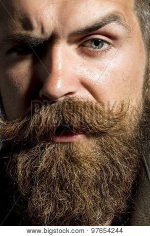 Portrait Of Unshaven Man