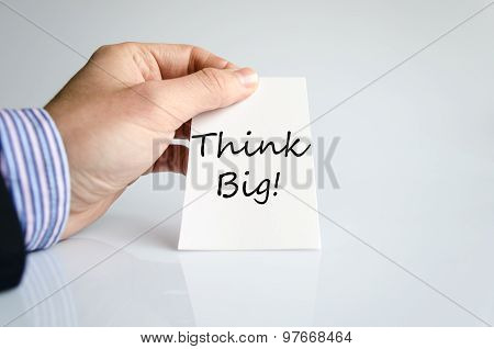 Think Big Hand Concept