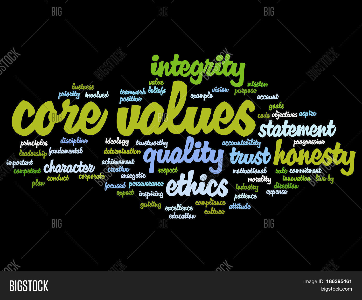 Conceptual Core Values Image & Photo (Free Trial) | Bigstock