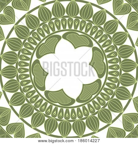 mandala pattern. vintage elements in oriental style. texture for wallpaper vector illustration