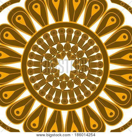 mandala pattern. vintage elements in oriental style. texture for wallpaper vector illustration
