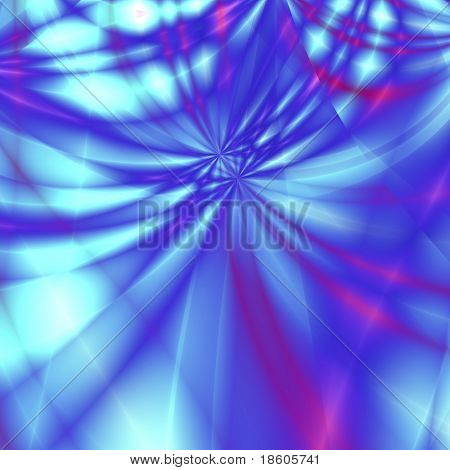 Hiperespacio de fantasía azul