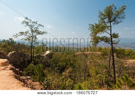 Pai Canyon In North Thailand