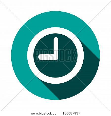 clock icon stock vector illustration flat design
