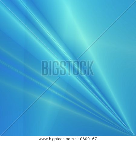 Raggi di fantasia su sfondo blu