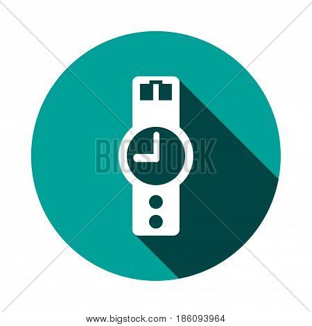 wristwatch icon  stock vector illustration flat design