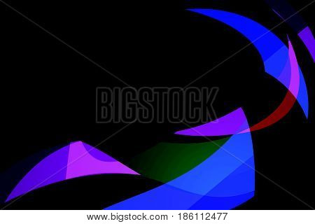 abstract wave colorful background.vector and illustration .
