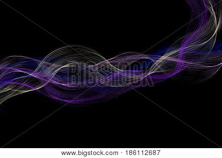 abstract wave colorful background.vector and illustration .