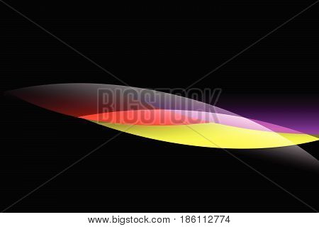 abstract reflect wave colorful background.vector and illustration