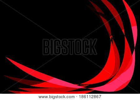 abstract wave red and black background.vector and illustration