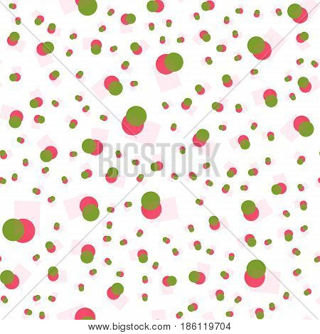 seamless dots modern pattern. white background geometry circle color seamless fabric sample. geometric pattern swatch vector illustration, for print, web, ceramic