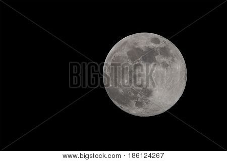 Fullmoon full moon april in night dark shining bright