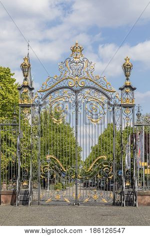 Gate Of Castle Phillipsruhe In Hanau