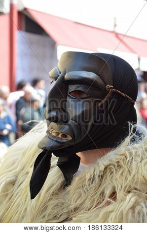 A Traditional masks of Sardinia - folk of Sardinia