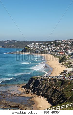 Merewether and Bar Beach - Newcastle Australia. The second oldest city in Australia is home to many beautiful beaches such as Bar Beach and Merewether beach.