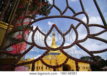 Lumbini Natural Park is a Buddhist temple located in Berastagi North Sumatera, Indonesia