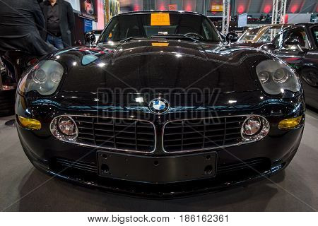STUTTGART GERMANY - MARCH 02 2017: Sports car BMW Z8 Aplina 2003. Europe's greatest classic car exhibition 