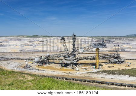 Bucket Wheel Excavator Under Repair