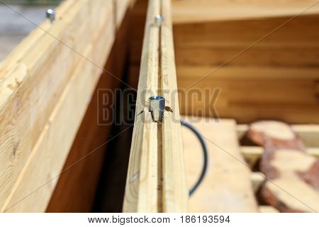 Building Of Wooden House