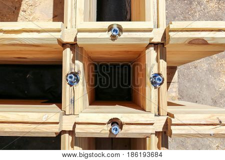 Building Of Wooden House