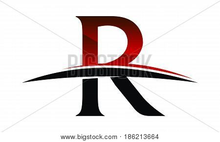 This image describe about Swoosh Initial R
