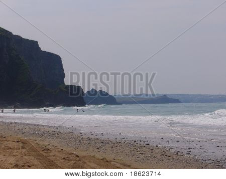 Watergate Bay, Cornwall, uk