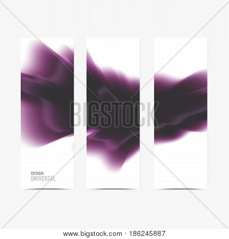 Vector banner  pink smooth blurry background. Abstract futuristic colorful texture.