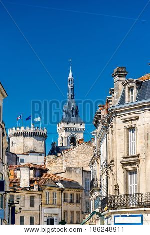 Historic buildings in Angouleme, the Charente department of France