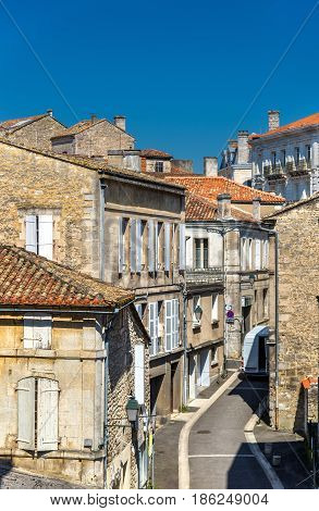 Historic buildings in Angouleme, the Charente department of France