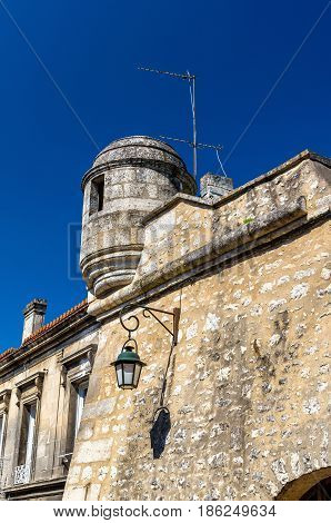 Historic buildings in Angouleme, the Charente department of France