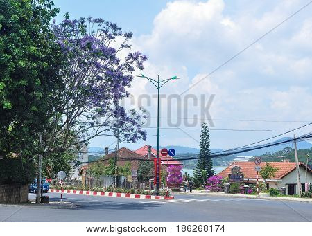 Street In Dalat, Vietnam