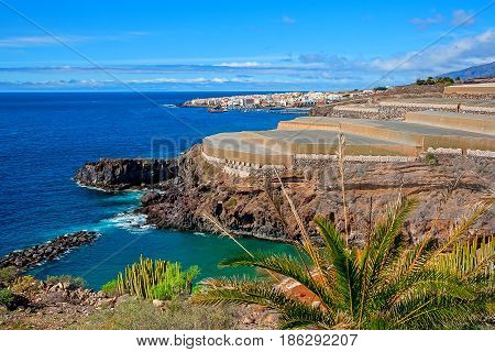 Atlantic coast of the island of Tenerife