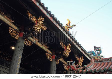 Longshan Temple In Taipei, Taiwan
