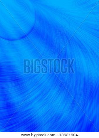 Фрактальная изображение изображением абстрактный blue moon.