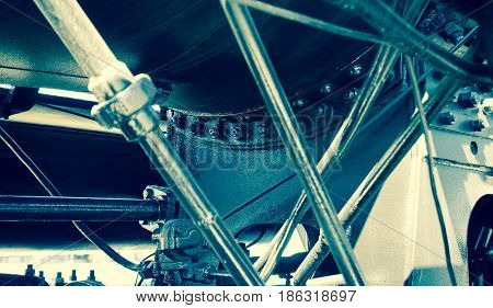 Details Of Polish Steam Locomotive.
