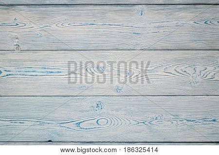 Wooden Texture Of Blue Boards
