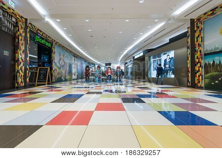 BERLIN - NOVEMBER 30 2015: The new shopping center 