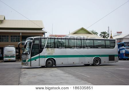 Golden Dragon Bus Of Greenbus Company. Route  Between Chiangmai And Phayao