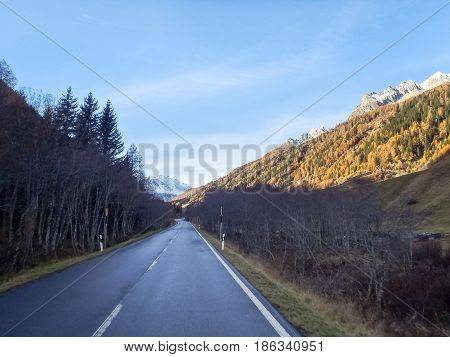 Bedretto Valley And The Nufenen Pass