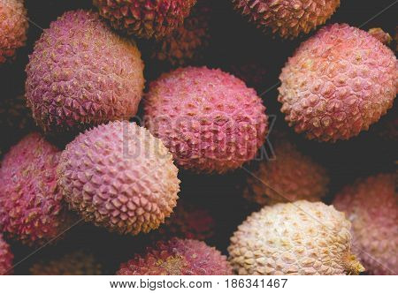 Lychee, Faded Vintage Look