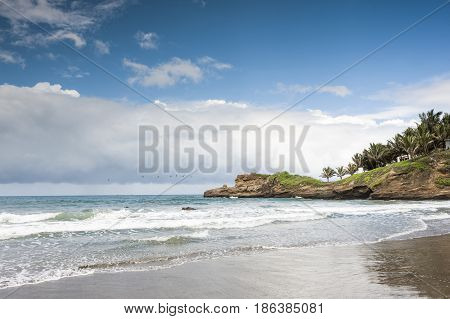 Small Charming Fishing Village Of Mompiche, Ecuadorian Pacific Coastline