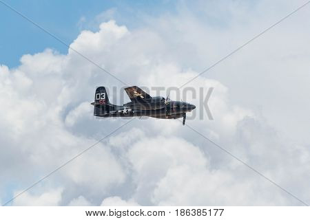 Grumman F7F Tigercat On Display